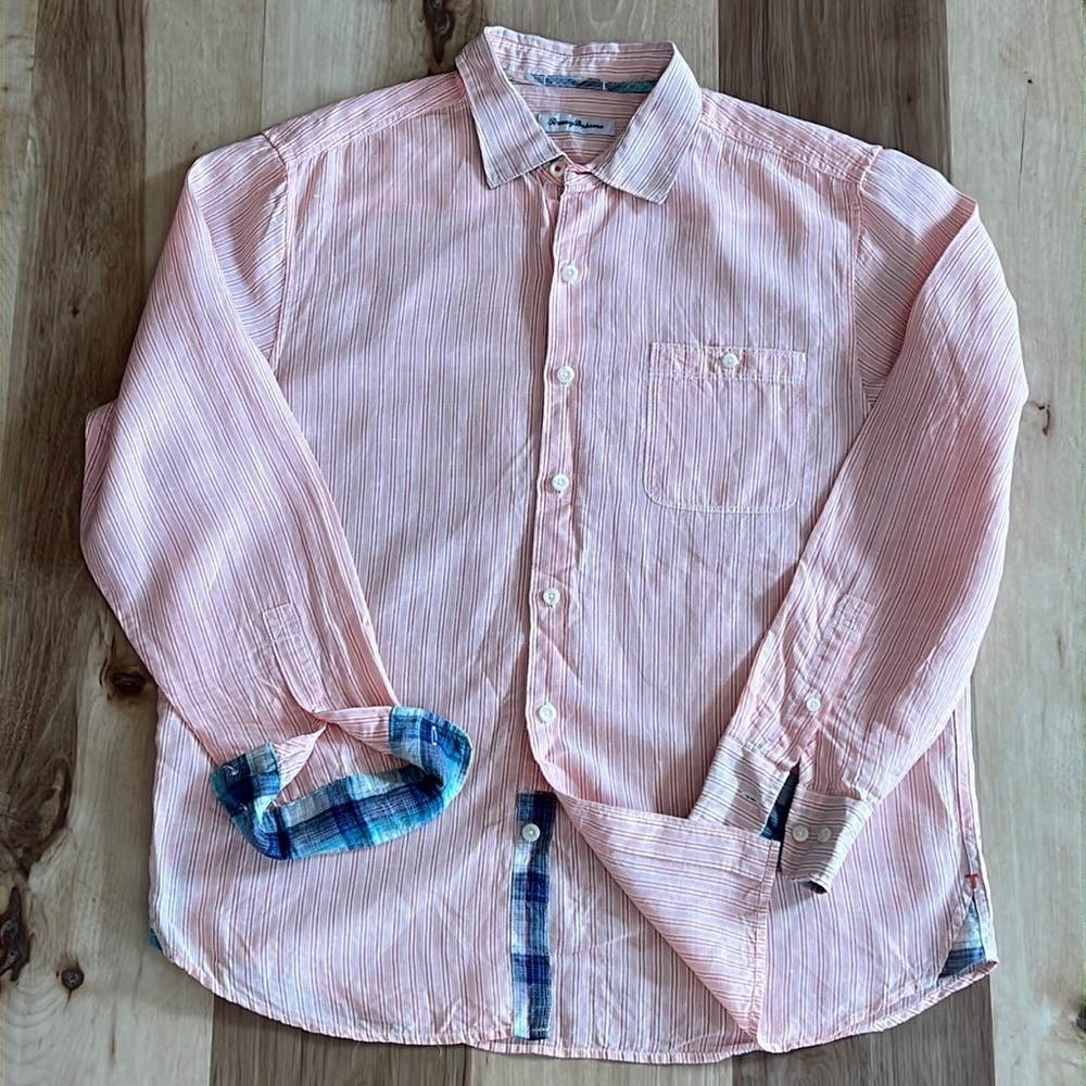 Men’s Tommy Bahama long sleeve shirt size L/G like new